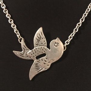 Adorable bird necklace